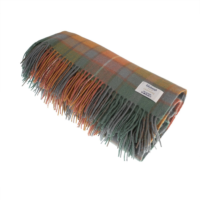 Luxury 100% Cashmere Blanket - Heritage Of Scotland - BUCHANAN ANTIQUE