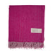 Luxury Herringbone Wool Knit Knee Blanket - Heritage Of Scotland - PINK