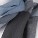 Luxury Lambswool Wide Scarf - Pure Wool - Heritage Of Scotland - 3 SQUARE BLUE