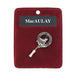 MacAulay Clan Badge, Kilt Pin, Lapel Pin, Cufflinks, Keyring/Key Fob & Gift Set — Fine Pewter by Art Pewter — Made in Scotland (Shiny Finish) - Heritage Of Scotland - Lapel Pin