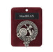 MacBean Clan Badge, Kilt Pin, Lapel Pin, Cufflinks, Keyring/Key Fob & Gift Set — Fine Pewter by Art Pewter — Made in Scotland (Shiny Finish) - Heritage Of Scotland - Badge