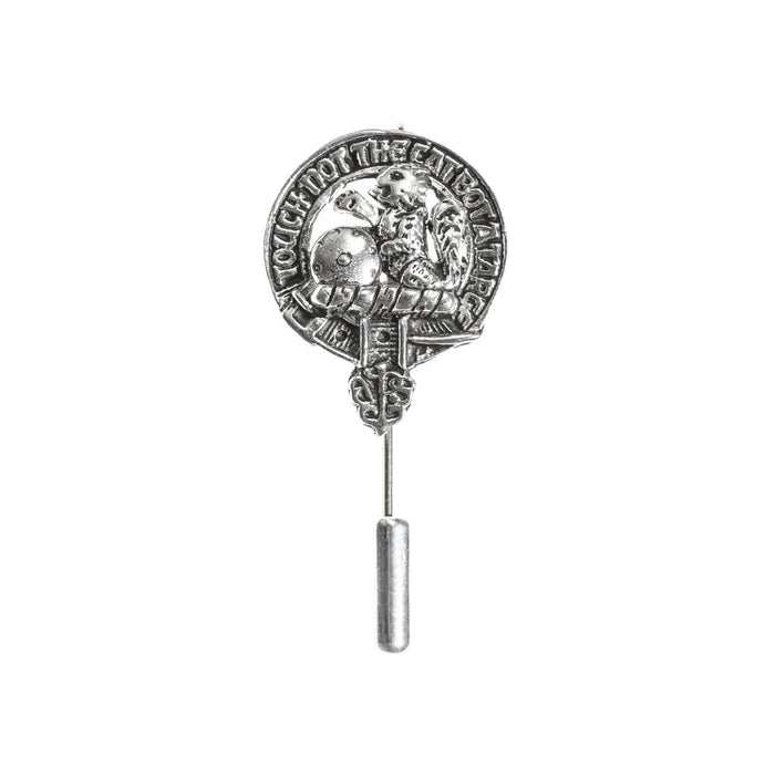 MacBean Clan Badge, Kilt Pin, Lapel Pin, Cufflinks, Keyring/Key Fob & Gift Set — Fine Pewter by Art Pewter — Made in Scotland (Shiny Finish) - Heritage Of Scotland - Lapel Pin