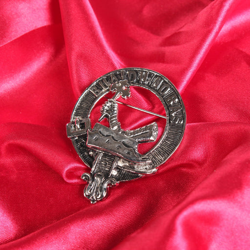 MacDougall Clan Badge, Kilt Pin, Lapel Pin, Cufflinks, Keyring/Key Fob & Gift Set — Fine Pewter by Art Pewter — Made in Scotland (Shiny Finish) - Heritage Of Scotland - Badge