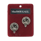 MacDougall Clan Badge, Kilt Pin, Lapel Pin, Cufflinks, Keyring/Key Fob & Gift Set — Fine Pewter by Art Pewter — Made in Scotland (Shiny Finish) - Heritage Of Scotland - Cufflinks