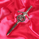 MacEwen Clan Badge, Kilt Pin, Lapel Pin, Cufflinks, Keyring/Key Fob & Gift Set — Fine Pewter by Art Pewter — Made in Scotland (Shiny Finish) - Heritage Of Scotland - Kilt Pin