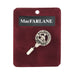 MacFarlane Clan Badge, Kilt Pin, Lapel Pin, Cufflinks, Keyring/Key Fob & Gift Set — Fine Pewter by Art Pewter — Made in Scotland (Shiny Finish) - Heritage Of Scotland - Lapel Pin