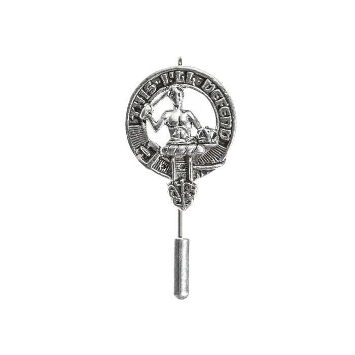 MacFarlane Clan Badge, Kilt Pin, Lapel Pin, Cufflinks, Keyring/Key Fob & Gift Set — Fine Pewter by Art Pewter — Made in Scotland (Shiny Finish) - Heritage Of Scotland - Lapel Pin