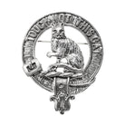 MacGillivray Clan Badge, Kilt Pin, Lapel Pin, Cufflinks, Keyring/Key Fob & Gift Set — Fine Pewter by Art Pewter — Made in Scotland (Shiny Finish) - Heritage Of Scotland - Badge