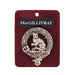 MacGillivray Clan Badge, Kilt Pin, Lapel Pin, Cufflinks, Keyring/Key Fob & Gift Set — Fine Pewter by Art Pewter — Made in Scotland (Shiny Finish) - Heritage Of Scotland - Badge