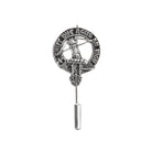 MacInnes Clan Badge, Kilt Pin, Lapel Pin, Cufflinks, Keyring/Key Fob & Gift Set — Fine Pewter by Art Pewter — Made in Scotland (Shiny Finish) - Heritage Of Scotland - Lapel Pin