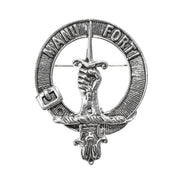 MacKay Clan Badge, Kilt Pin, Lapel Pin, Cufflinks, Keyring/Key Fob & Gift Set — Fine Pewter by Art Pewter — Made in Scotland (Shiny Finish) - Heritage Of Scotland - Badge