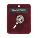 MacKenzie Clan Badge, Kilt Pin, Lapel Pin, Cufflinks, Keyring/Key Fob & Gift Set — Fine Pewter by Art Pewter — Made in Scotland (Shiny Finish) - Heritage Of Scotland - Lapel Pin
