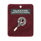 MacKenzie of Seaforth Clan Badge, Kilt Pin, Lapel Pin, Cufflinks, Keyring/Key Fob & Gift Set — Fine Pewter by Art Pewter — Made in Scotland (Shiny Finish) - Heritage Of Scotland - Lapel Pin