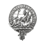 MacKinnon Clan Badge, Kilt Pin, Lapel Pin, Cufflinks, Keyring/Key Fob & Gift Set — Fine Pewter by Art Pewter — Made in Scotland (Shiny Finish) - Heritage Of Scotland - Badge