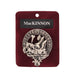 MacKinnon Clan Badge, Kilt Pin, Lapel Pin, Cufflinks, Keyring/Key Fob & Gift Set — Fine Pewter by Art Pewter — Made in Scotland (Shiny Finish) - Heritage Of Scotland - Badge