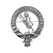 MacKintosh Clan Badge, Kilt Pin, Lapel Pin, Cufflinks, Keyring/Key Fob & Gift Set — Fine Pewter by Art Pewter — Made in Scotland (Shiny Finish) - Heritage Of Scotland - Badge