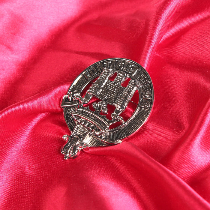 MacLachlan Clan Badge, Kilt Pin, Lapel Pin, Cufflinks, Keyring/Key Fob & Gift Set — Fine Pewter by Art Pewter — Made in Scotland (Shiny Finish) - Heritage Of Scotland - Badge