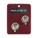 MacLachlan Clan Badge, Kilt Pin, Lapel Pin, Cufflinks, Keyring/Key Fob & Gift Set — Fine Pewter by Art Pewter — Made in Scotland (Shiny Finish) - Heritage Of Scotland - Cufflinks