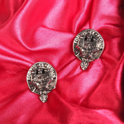 MacLachlan Clan Badge, Kilt Pin, Lapel Pin, Cufflinks, Keyring/Key Fob & Gift Set — Fine Pewter by Art Pewter — Made in Scotland (Shiny Finish) - Heritage Of Scotland - Cufflinks