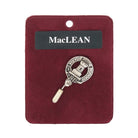 MacLean Clan Badge, Kilt Pin, Lapel Pin, Cufflinks, Keyring/Key Fob & Gift Set — Fine Pewter by Art Pewter — Made in Scotland (Shiny Finish) - Heritage Of Scotland - Lapel Pin