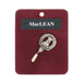 MacLean Clan Badge, Kilt Pin, Lapel Pin, Cufflinks, Keyring/Key Fob & Gift Set — Fine Pewter by Art Pewter — Made in Scotland (Shiny Finish) - Heritage Of Scotland - Lapel Pin