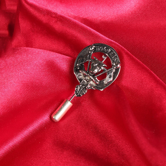 MacLeod Clan Badge, Kilt Pin, Lapel Pin, Cufflinks, Keyring/Key Fob & Gift Set — Fine Pewter by Art Pewter — Made in Scotland (Shiny Finish) - Heritage Of Scotland - Lapel Pin