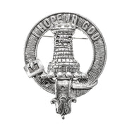 MacNaughton Clan Badge, Kilt Pin, Lapel Pin, Cufflinks, Keyring/Key Fob & Gift Set — Fine Pewter by Art Pewter — Made in Scotland (Shiny Finish) - Heritage Of Scotland - Badge