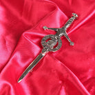MacNicol Clan Badge, Kilt Pin, Lapel Pin, Cufflinks, Keyring/Key Fob & Gift Set — Fine Pewter by Art Pewter — Made in Scotland (Shiny Finish) - Heritage Of Scotland - Kilt Pin