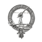 MacRae Clan Badge, Kilt Pin, Lapel Pin, Cufflinks, Keyring/Key Fob & Gift Set — Fine Pewter by Art Pewter — Made in Scotland (Shiny Finish) - Heritage Of Scotland - Badge