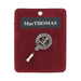 MacThomas Clan Badge, Kilt Pin, Lapel Pin, Cufflinks, Keyring/Key Fob & Gift Set — Fine Pewter by Art Pewter — Made in Scotland (Shiny Finish) - Heritage Of Scotland - Lapel Pin