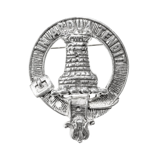 Malcolm / MacCallum Clan Badge, Kilt Pin, Lapel Pin, Cufflinks, Keyring/Key Fob & Gift Set — Fine Pewter by Art Pewter — Made in Scotland (Shiny Finish) - Heritage Of Scotland - Badge