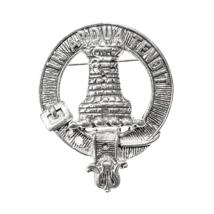 Malcolm / MacCallum Clan Badge, Kilt Pin, Lapel Pin, Cufflinks, Keyring/Key Fob & Gift Set — Fine Pewter by Art Pewter — Made in Scotland (Shiny Finish) - Heritage Of Scotland - Badge