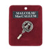 Malcolm / MacCallum Clan Badge, Kilt Pin, Lapel Pin, Cufflinks, Keyring/Key Fob & Gift Set — Fine Pewter by Art Pewter — Made in Scotland (Shiny Finish) - Heritage Of Scotland - Lapel Pin