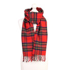 Marchbrae 100% Lambswool Scarf – Traditional Tartan & Check Designs - Made in Scotland - Heritage Of Scotland - Stewart Royal