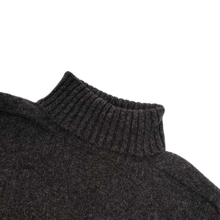 Marchbrae Gents Roll Neck Charcoal - Heritage Of Scotland - CHARCOAL