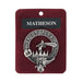 Matheson Clan Badge, Kilt Pin, Lapel Pin, Cufflinks, Keyring/Key Fob & Gift Set — Fine Pewter by Art Pewter — Made in Scotland (Shiny Finish) - Heritage Of Scotland - Badge