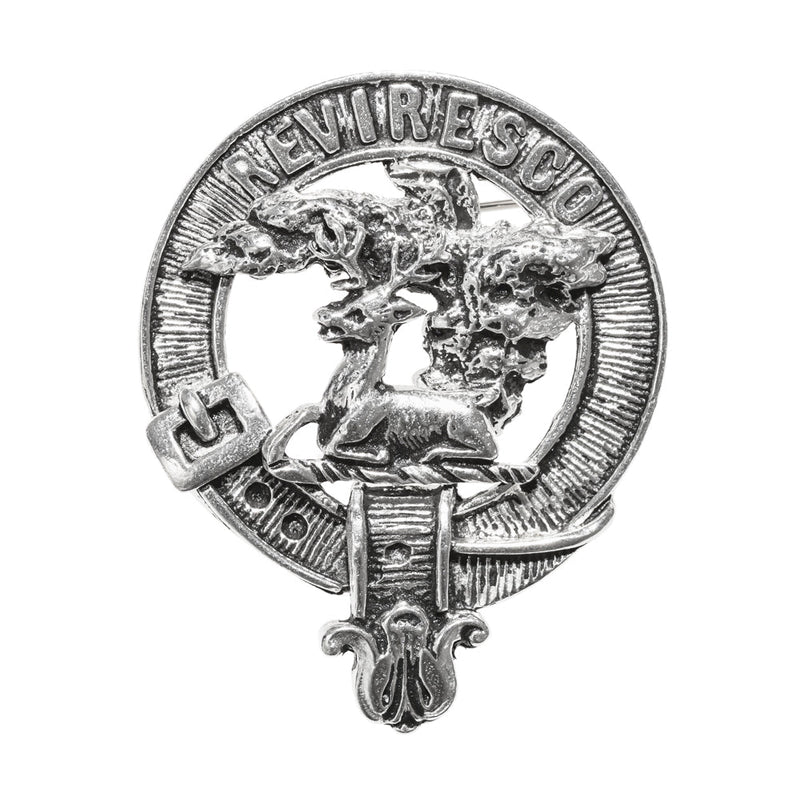 Maxwell Clan Badge, Kilt Pin, Lapel Pin, Cufflinks, Keyring/Key Fob & Gift Set — Fine Pewter by Art Pewter — Made in Scotland (Shiny Finish) - Heritage Of Scotland - Badge