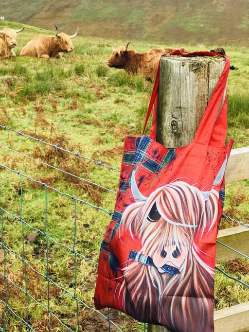 Mcmoo Tartan Paint Folding Bag 2103525 - Heritage Of Scotland - NA