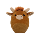 McSquashies Highland Coo Plush – Morag (14cm) & Heather (24cm) - Heritage Of Scotland - 14 cm - Morag Moo