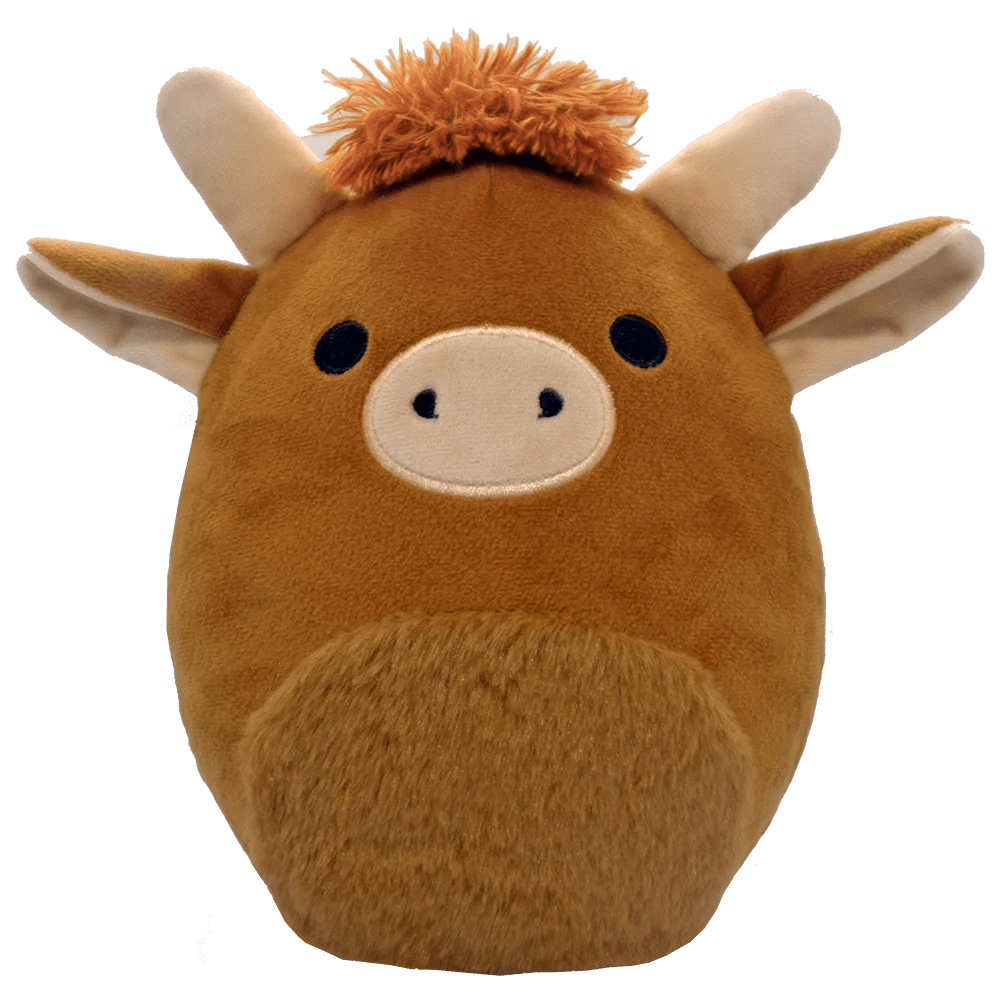 McSquashies Highland Coo Plush – Morag (14cm) & Heather (24cm) - Heritage Of Scotland - 24 cm - Heather Moo