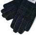 Men Touch Screen Leather Gloves Black Watch - Heritage Of Scotland - BLACK WATCH