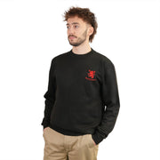 Men's Ballantrae Lion Jumper Black - Heritage Of Scotland - BLACK