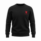 Men's Ballantrae Lion Jumper - Black - Heritage Of Scotland - S