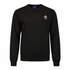 Men's Ballantrae Thistle Jumper - Black - Heritage Of Scotland - S