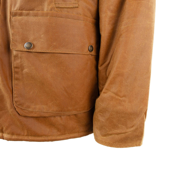 Men���S Davenport Wax Jacket Tan - Heritage Of Scotland - TAN