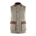 Men's Finn Harris Tweed Gilet Green Herringbone - Heritage Of Scotland - GREEN HERRINGBONE