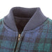 Mens Harris Tweed Bomber Jacket Black Watch - Heritage Of Scotland - BLACK WATCH