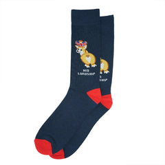 Men’s Luxury Bamboo Socks – Soft, Breathable & Stylish Everyday Comfort - DOG AND CROWN NAVY - Heritage Of Scotland - 