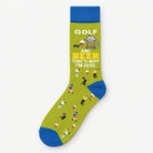 Men’s Luxury Bamboo Socks – Soft, Breathable & Stylish Everyday Comfort - GOLF AND BEER LIME - Heritage Of Scotland -