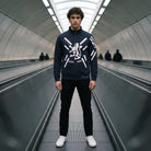 Men’s Navy Scotland Lion Rampant Full Zip Top - Heritage Of Scotland - S
